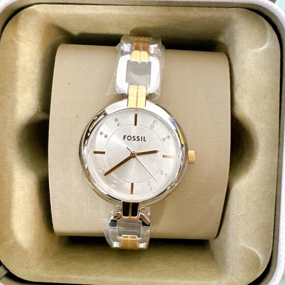 Fossil Kerrigan BQ3341 Three-Hand Two-Tone Stainless Steel Watch main image 6